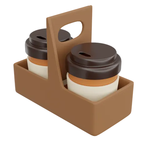 Caja de cafe  3D Icon