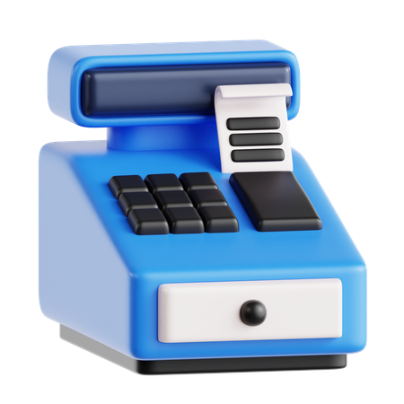 Caja de cajero  3D Icon
