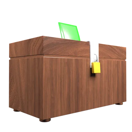 Caja de caridad  3D Icon