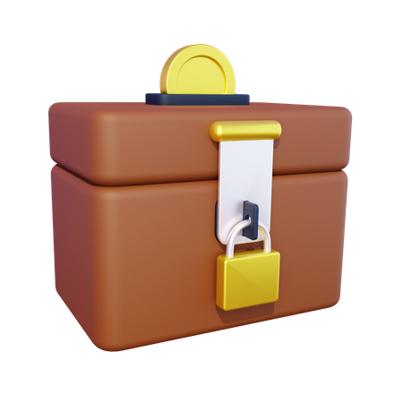 Caja de caridad  3D Icon