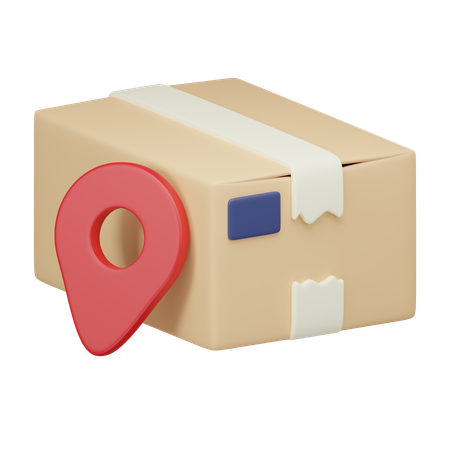 Caja de cartón  3D Icon