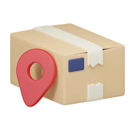 Caja de cartón  3D Icon