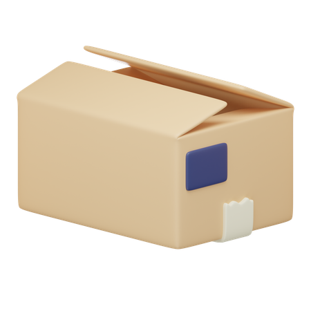 Caja de cartón  3D Icon