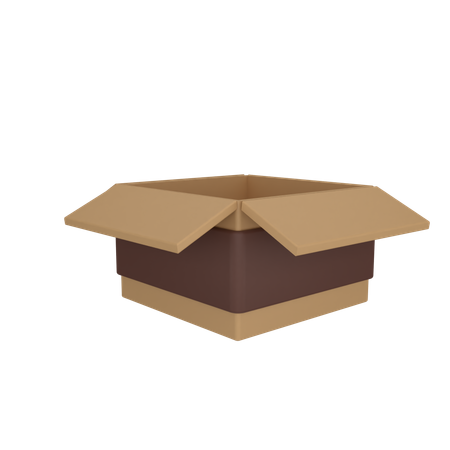 Caja de cartón  3D Icon