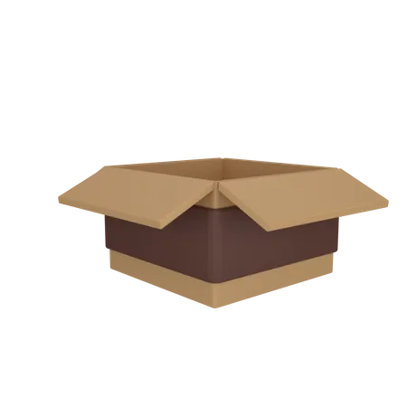 Caja de cartón  3D Icon