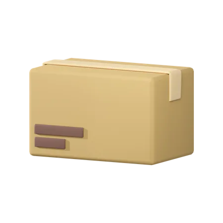 Caja de cartón  3D Illustration