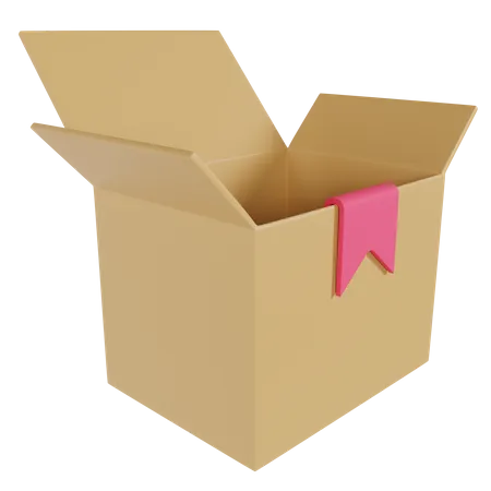 Caja de cartón  3D Icon