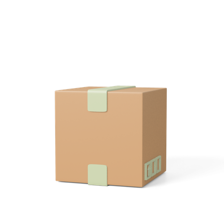 Caja de cartón  3D Icon