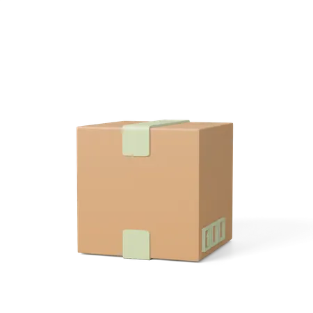 Caja de cartón  3D Icon