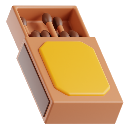Caja de cerillas  3D Icon
