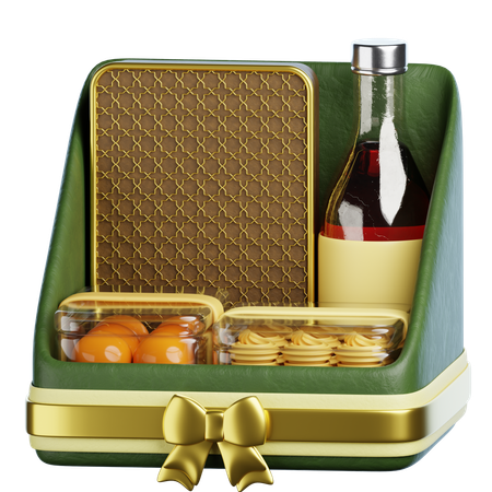 Caja de cestas de regalo para el eid  3D Icon