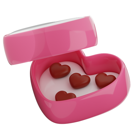 Caja de chocolates  3D Icon