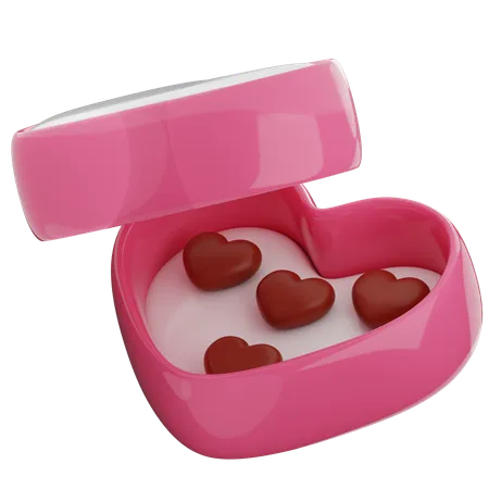 Caja de chocolates  3D Icon