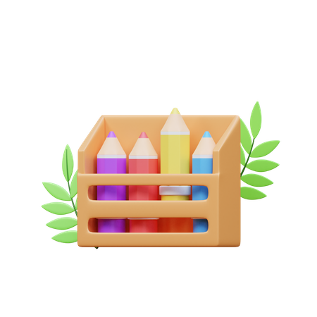 Caja de color  3D Icon