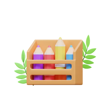 Caja de color  3D Icon