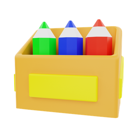 Caja de color  3D Icon