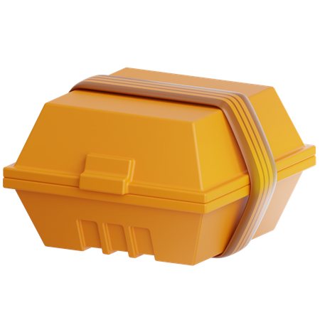 Caja de comida  3D Icon