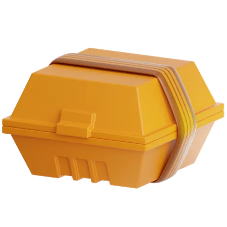 Caja de comida  3D Icon