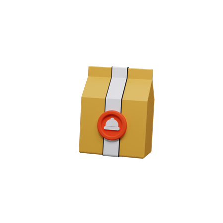 Caja de comida  3D Icon