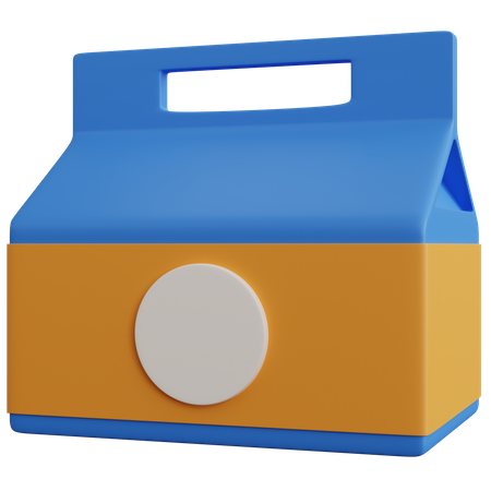 Caja de comida  3D Icon