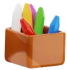 caja de crayones