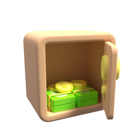 Caja de deposito  3D Icon