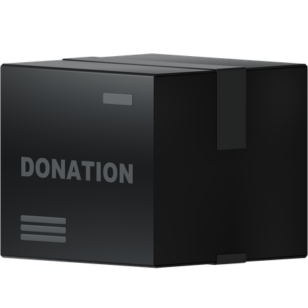 Caja de donación  3D Icon