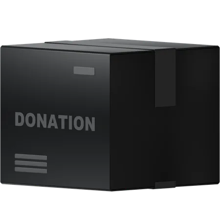 Caja de donación  3D Icon