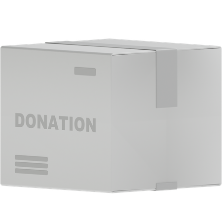 Caja de donación  3D Icon