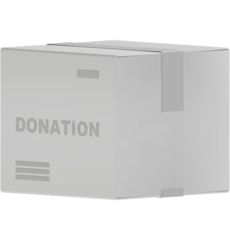 Caja de donación  3D Icon