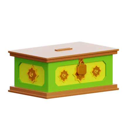 Caja de donación  3D Icon