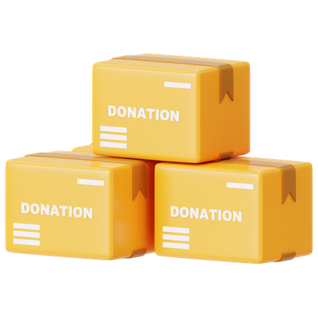 Caja de donación  3D Icon