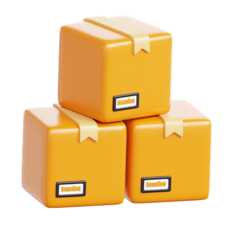 Caja de donación  3D Icon