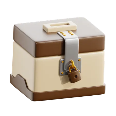 Caja de donación  3D Icon