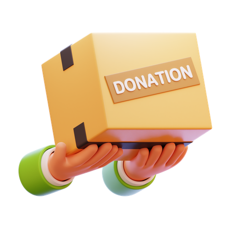 Caja de donación  3D Icon