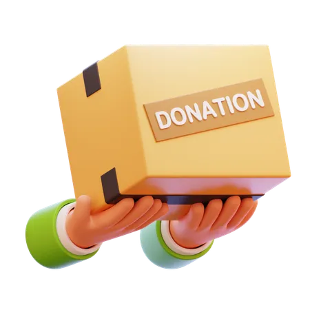 Caja de donación  3D Icon