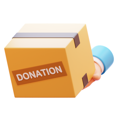 Caja de donación  3D Icon