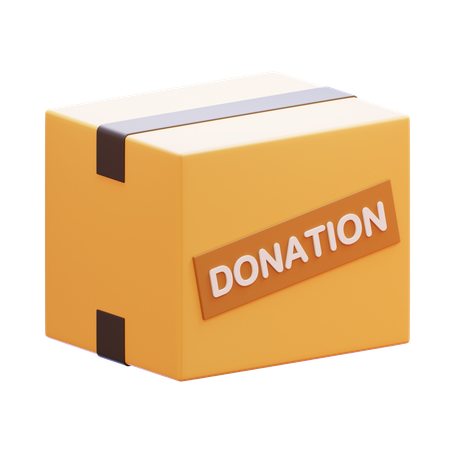 Caja de donación  3D Icon