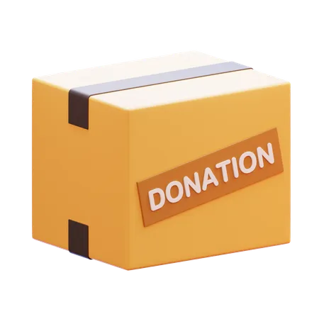 Caja de donación  3D Icon