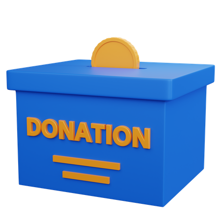 Caja de donación  3D Icon