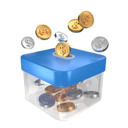 Caja de donación  3D Icon