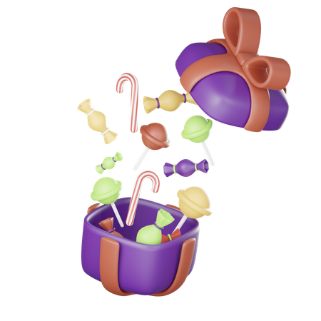 Caja de dulces  Ícono 3D