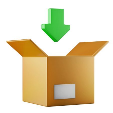 Caja de embalaje  3D Icon