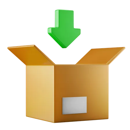 Caja de embalaje  3D Icon