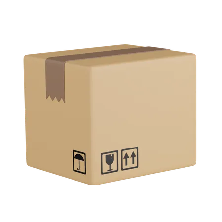 Caja de entrega  3D Icon