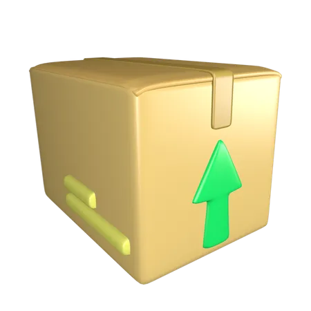 Caja de entrega  3D Illustration