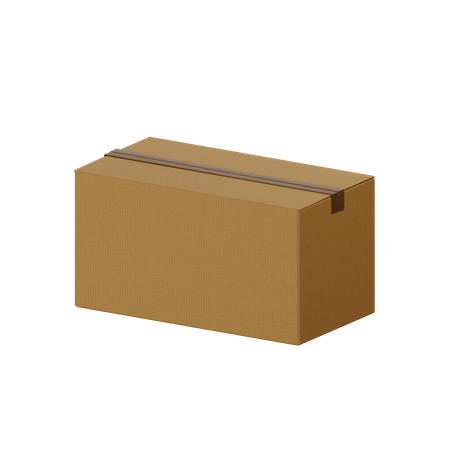 Caja de entrega  3D Illustration