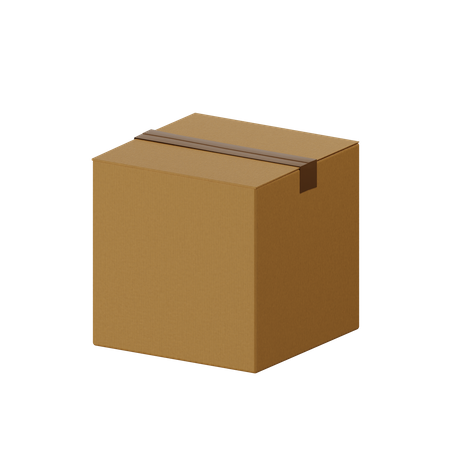 Caja de entrega  3D Illustration