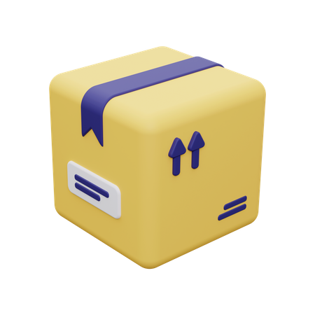 Caja de entrega  3D Illustration