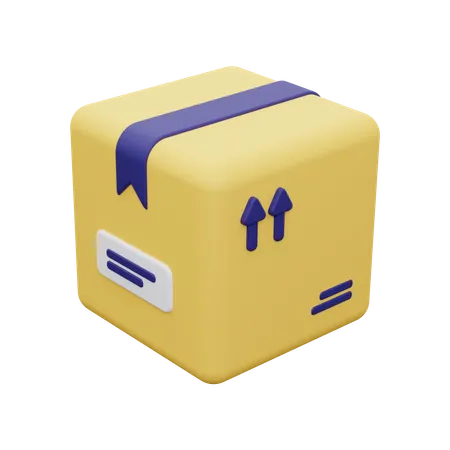 Caja de entrega  3D Illustration